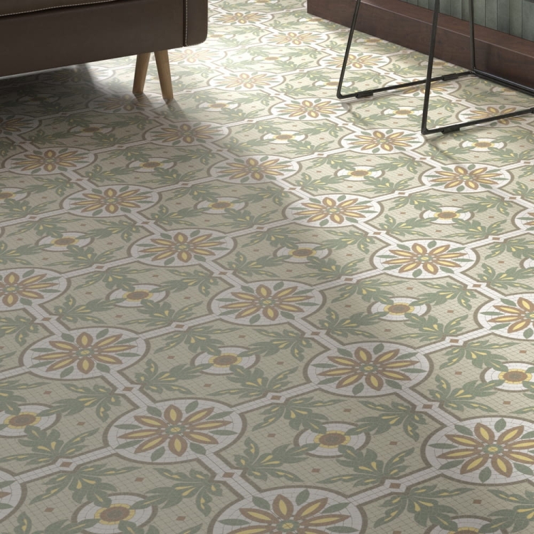 Dune Renania Utrecht 20x20 gres inspirowany posadzką mozaikową