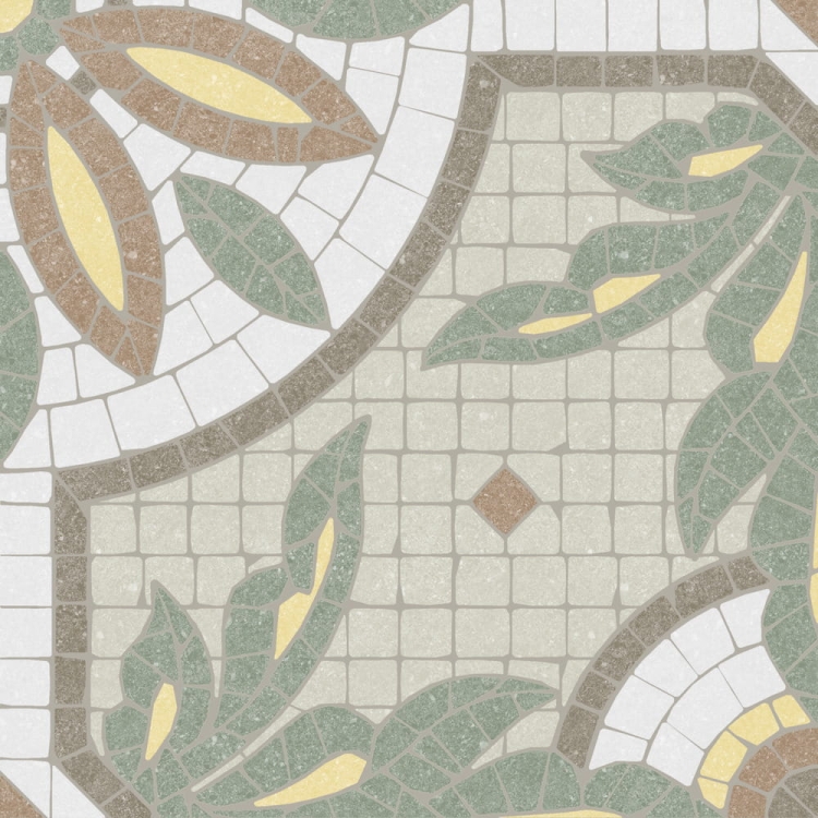 Dune Renania Utrecht 20x20 gres inspirowany posadzką mozaikową