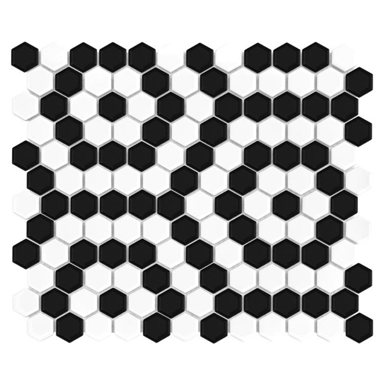 Dunin Mini Hexagon B&W Nano czarno biała mozaika