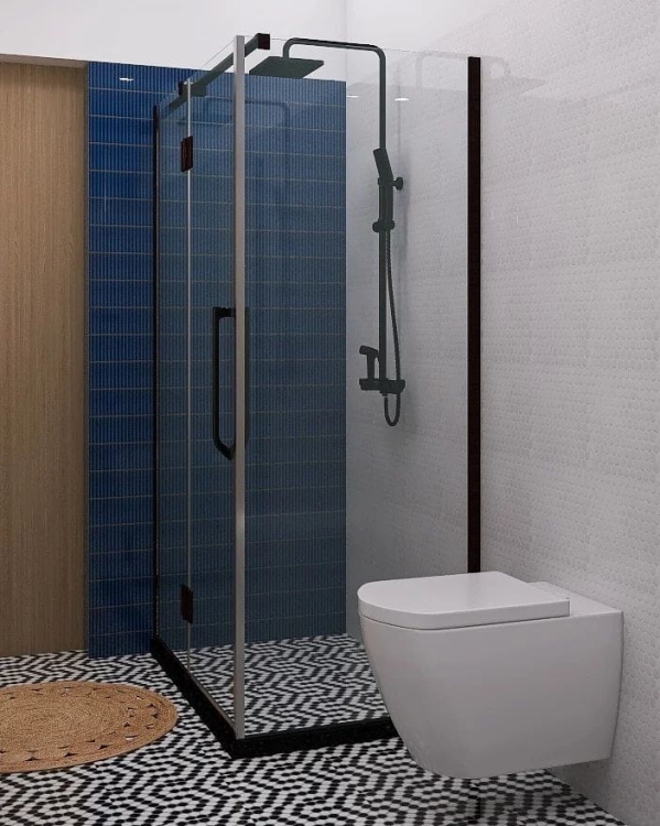 Dunin Mini Hexagon B&W Coral czarno biała mozaika