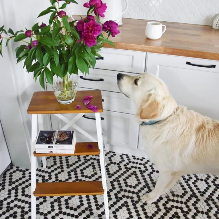 Dunin Mini Hexagon B&W Lace czarno biała mozaika