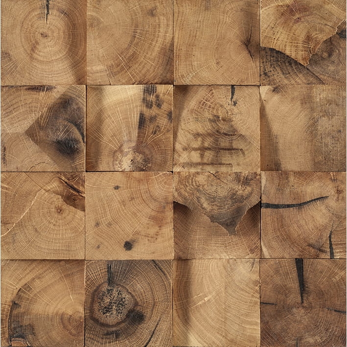 Wood Cubes drewniana mozaika ścienna L'Antic Colonial