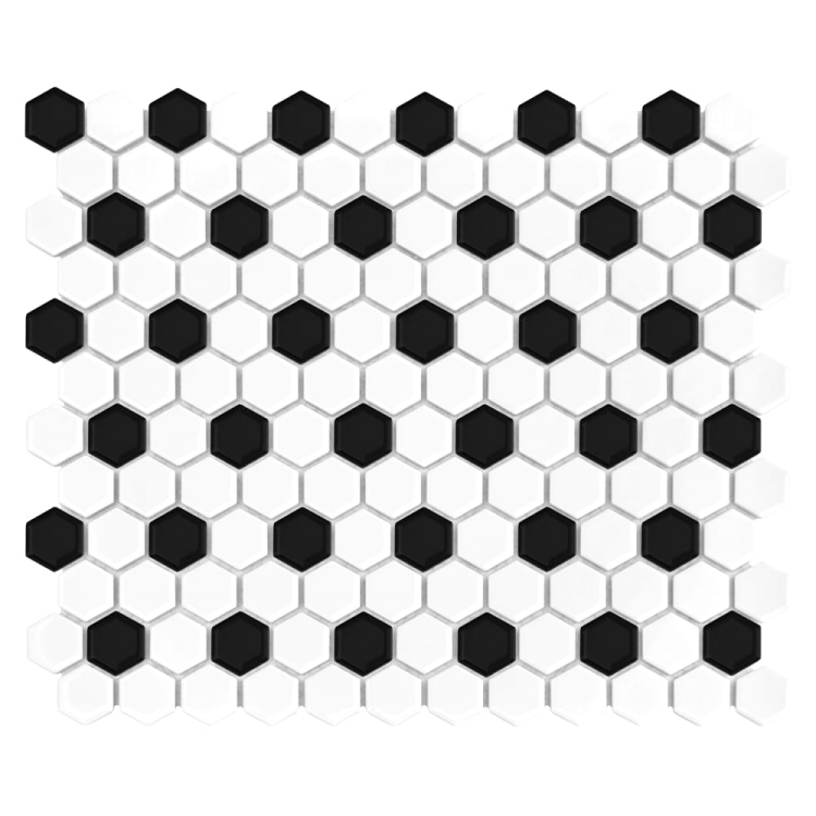 Dunin Mini Hexagon B&W Mix czarno biała mozaika