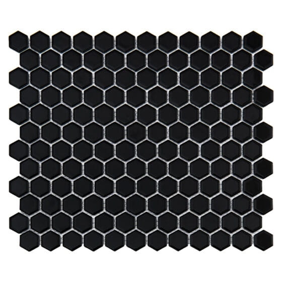 Dunin Mini Hexagon B&W Black czarna mozaika heksagony małe