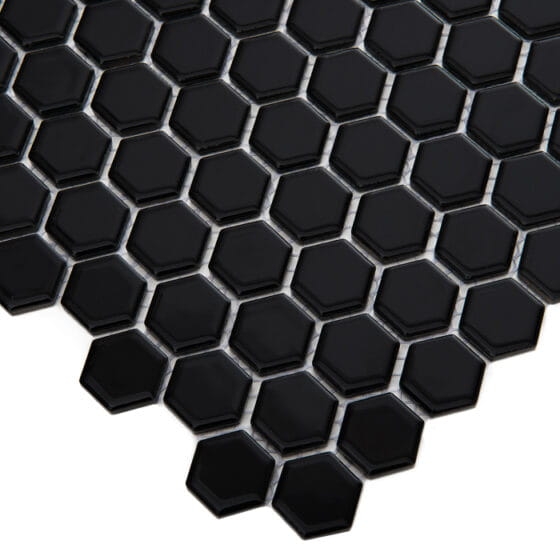 Dunin Mini Hexagon B&W Black czarna mozaika heksagony małe