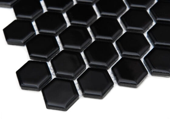 Dunin Mini Hexagon B&W Black czarna mozaika heksagony małe