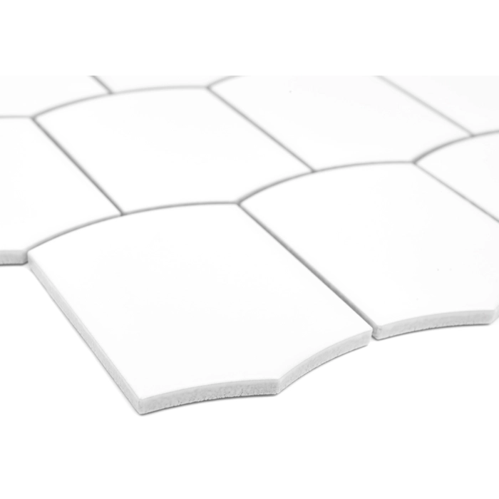 Dunin Arcado White Matt biała mozaika gresowa