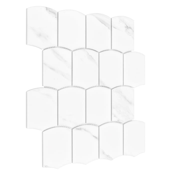 Dunin Arcado Carrara Matt marmurkowa mozaika gresowa