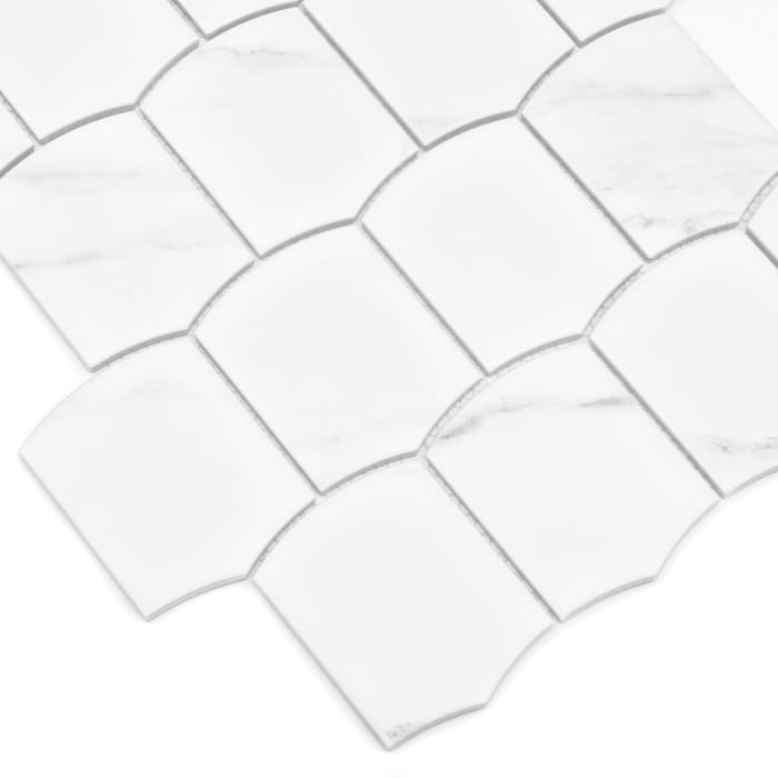 Dunin Arcado Carrara Matt marmurkowa mozaika gresowa