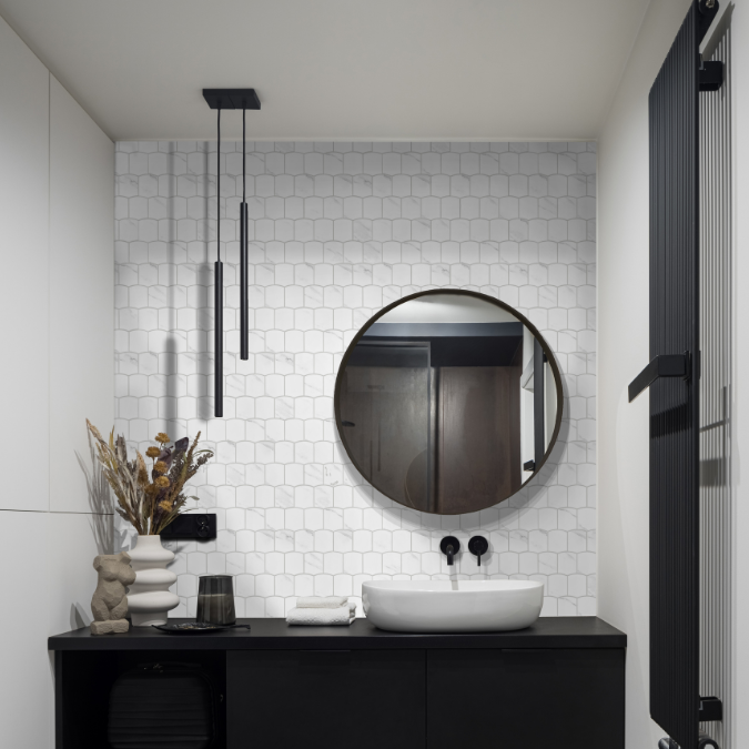 Dunin Arcado Carrara Matt marmurkowa mozaika gresowa