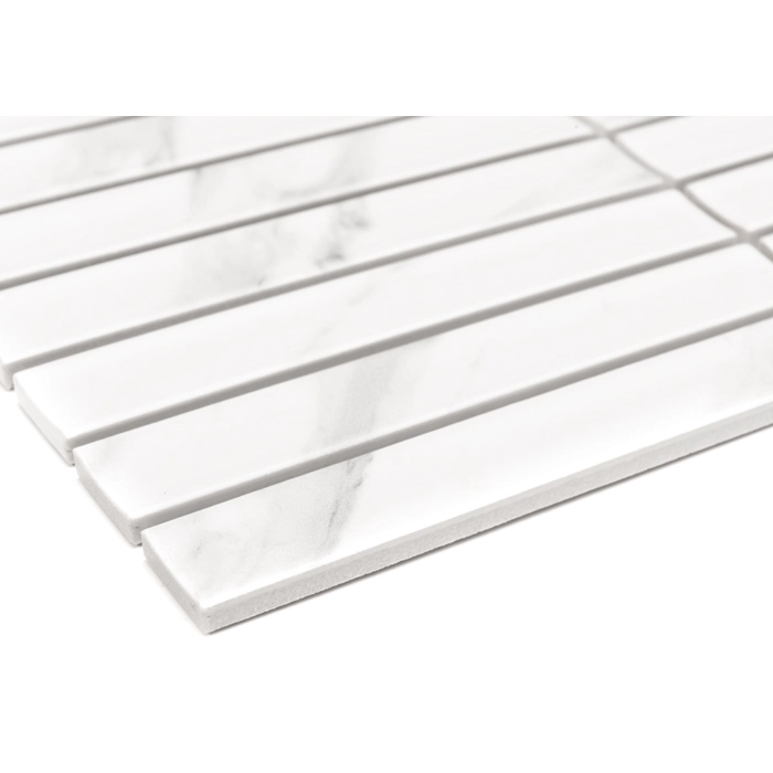 Dunin KitKat Carrara Matt marmurkowa matowa mozaika typu finger-stick