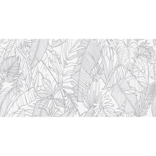Fanal Pearl Tropic White 60x120 dekoracyjne płytki w liście