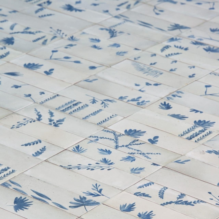 Marazzi Rice Natural Decoro Leaf Lux 5x15 M96U