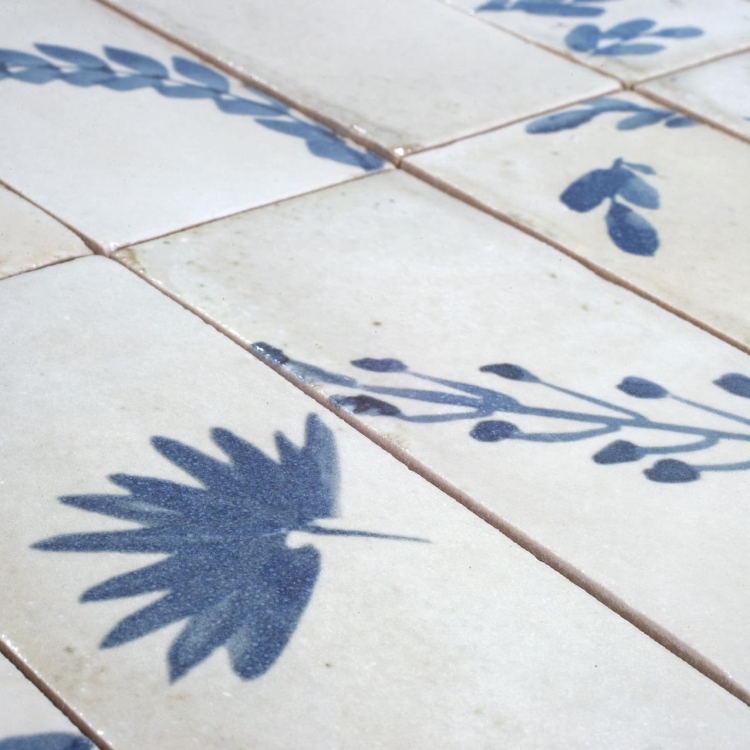 Marazzi Rice Natural Decoro Leaf Lux 5x15 M96U