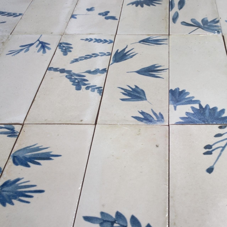 Marazzi Rice Natural Decoro Leaf Lux 5x15 M96U