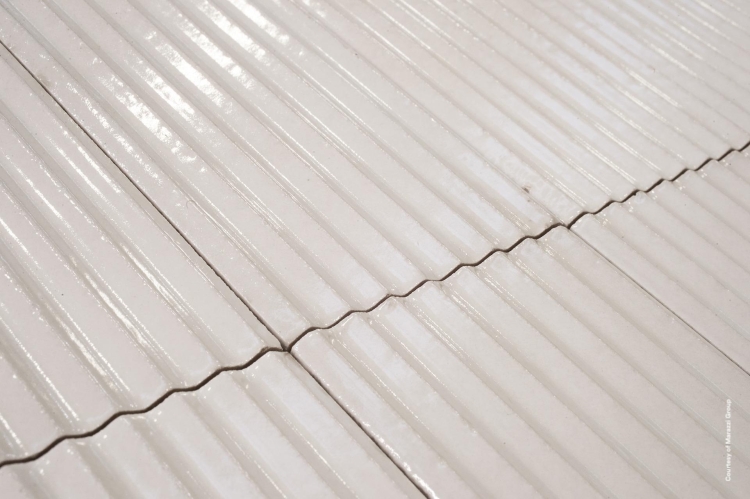 Marazzi Rice Bianco Struttura Pleat Lux