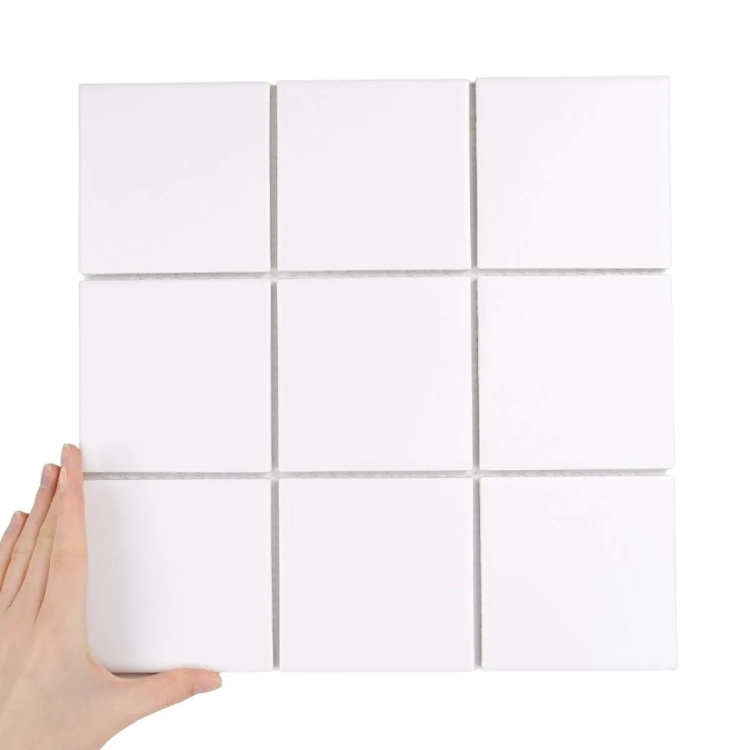 Raw Decor Cubic XL Biały Mat mozaika uniwersalna