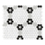 Dunin House Loves Mini Hexagon Garland Black
