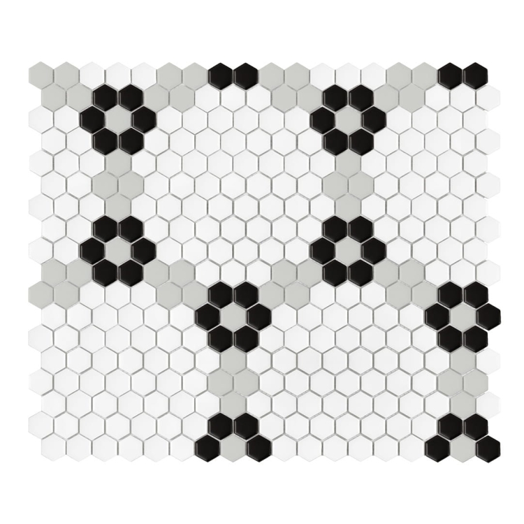 Dunin House Loves Mini Hexagon Garland Black