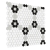 Dunin House Loves Mini Hexagon Garland Black