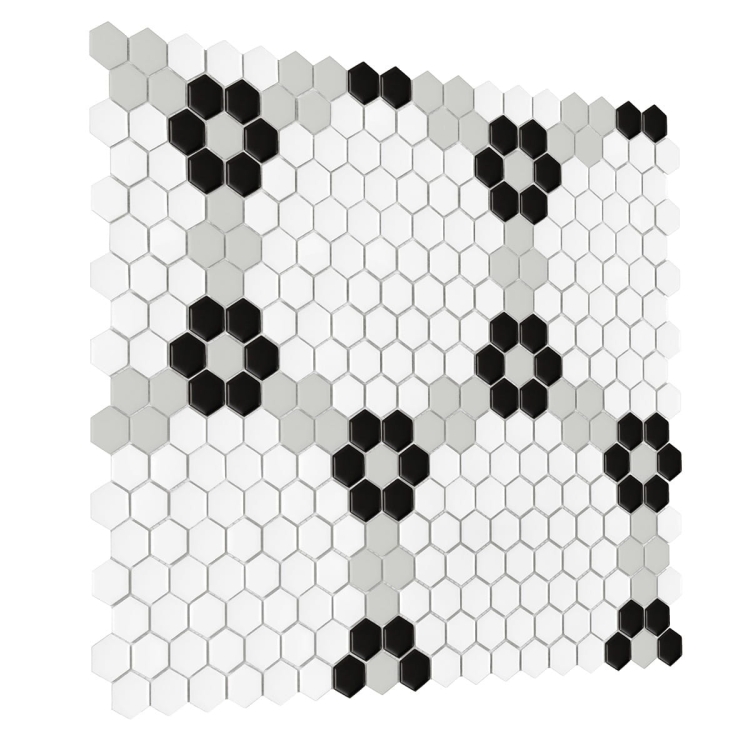 Dunin House Loves Mini Hexagon Garland Black