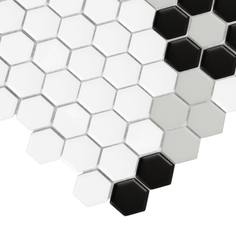 Dunin House Loves Mini Hexagon Garland Black