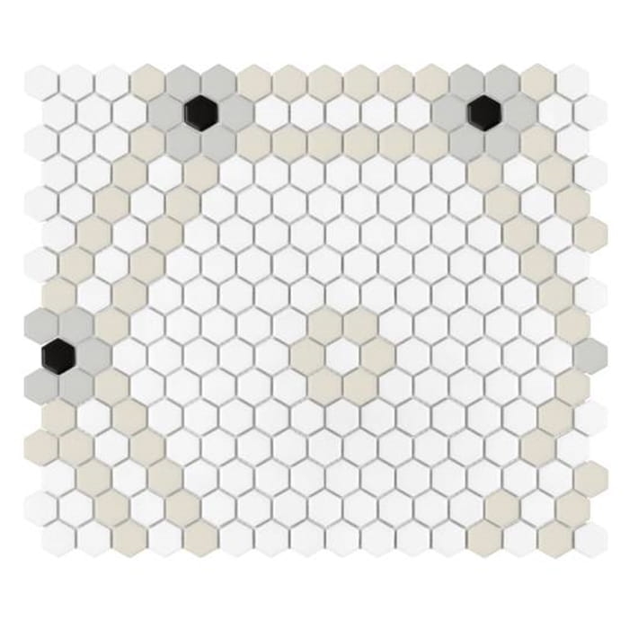 Dunin House Loves Mini Hexagon Doublehex Cotton
