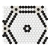 Dunin House Loves Mini Hexagon Doublehex Black