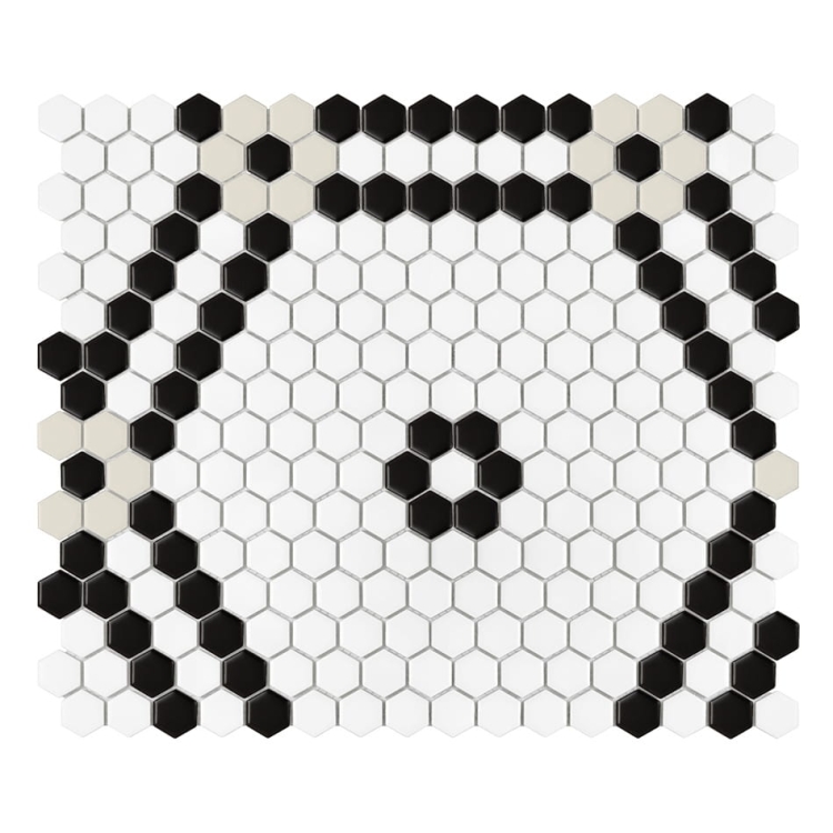 Dunin House Loves Mini Hexagon Doublehex Black