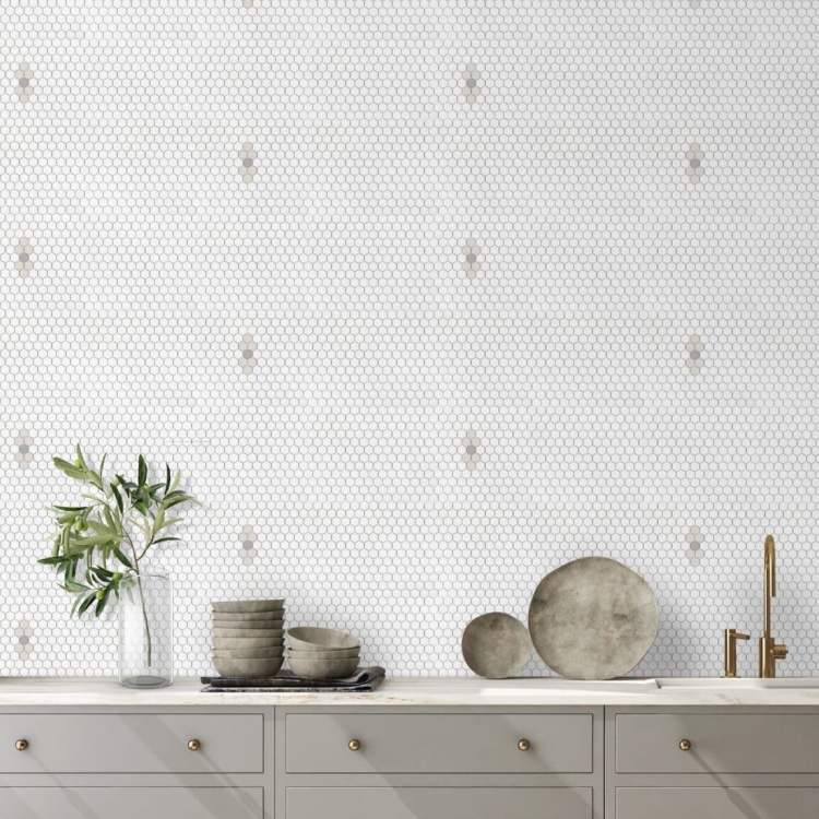 Dunin House Loves Mini Hexagon Beetle Cotton