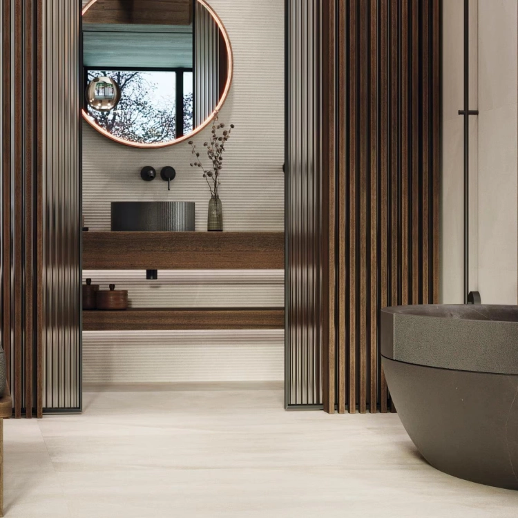 Porcelanosa Limestone Bone Fiume