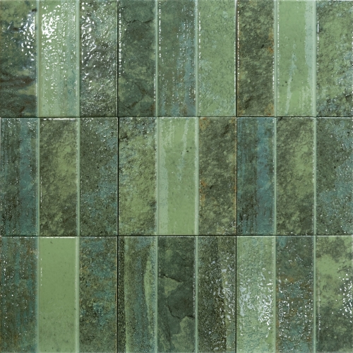 Dune Terraluz Verde 14,7x14,7 cegiełki ścienne mat z połyskiem