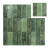 Dune Terraluz Verde 14,7x14,7 cegiełki ścienne mat z połyskiem