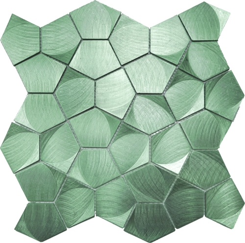 Dune Pentagon Mint metalowa geometryczna mozaika