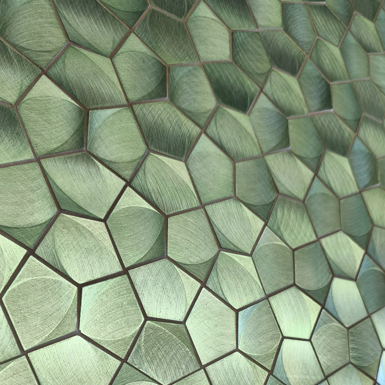 Dune Pentagon Mint metalowa geometryczna mozaika