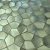 Dune Pentagon Mint metalowa geometryczna mozaika