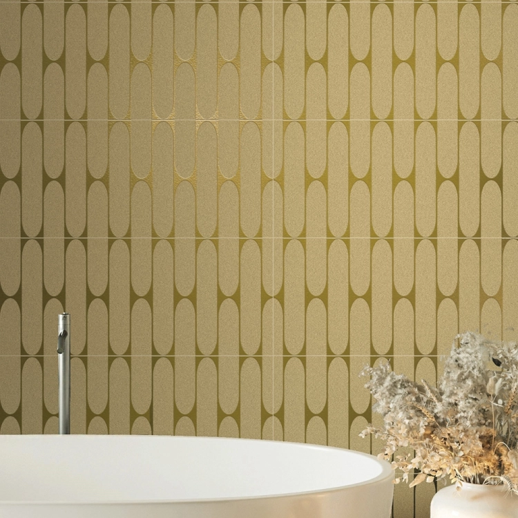 Aparici Rado Gold Ornato 29,75x99,55 dekoracyjne złote płytki ścienne