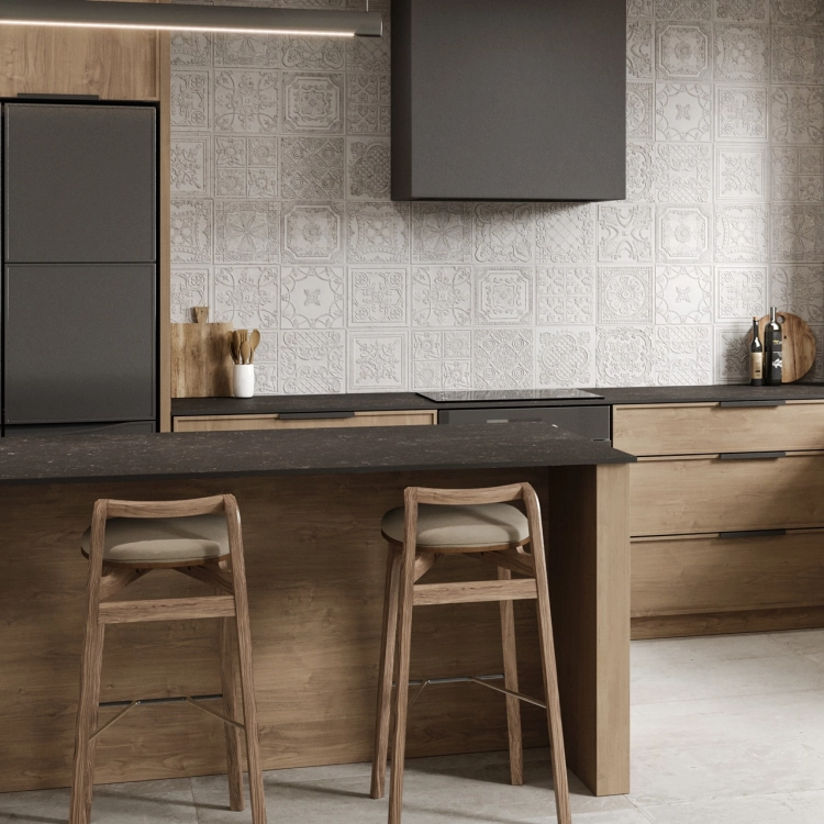 Aparici Gatsby White 60x60 dekoracyjne płytki ścienne ornamenty