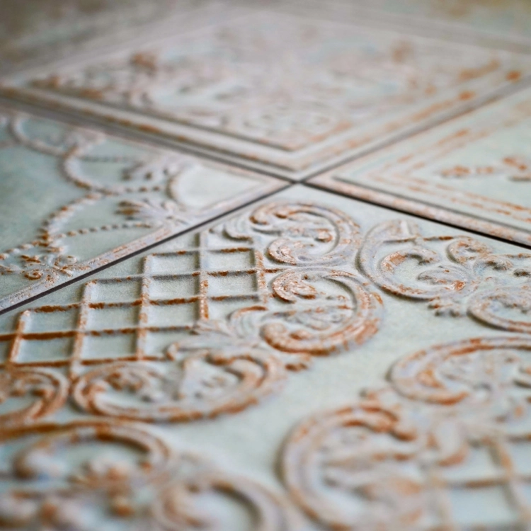 Aparici Gatsby Green 60x60 dekoracyjne płytki ścienne ornamenty
