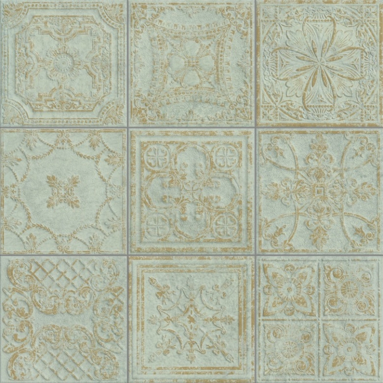 Aparici Gatsby Green 60x60 dekoracyjne płytki ścienne ornamenty