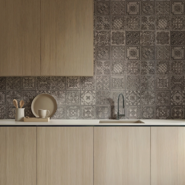 Aparici Gatsby Copper 60x60 dekoracyjne płytki ścienne ornamenty