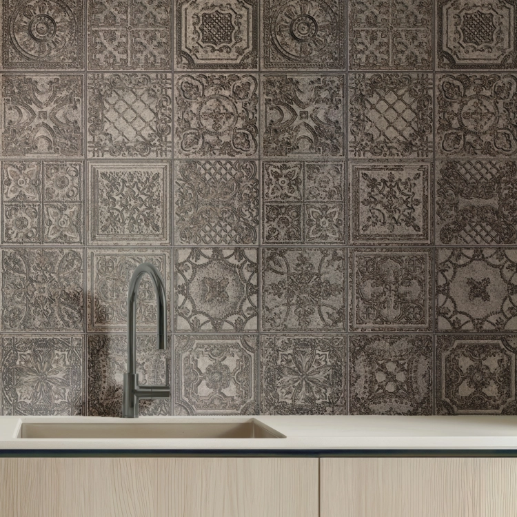 Aparici Gatsby Copper 60x60 dekoracyjne płytki ścienne ornamenty
