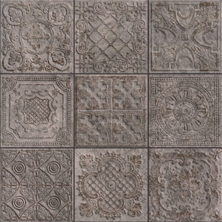 Aparici Gatsby Copper 60x60 dekoracyjne płytki ścienne ornamenty