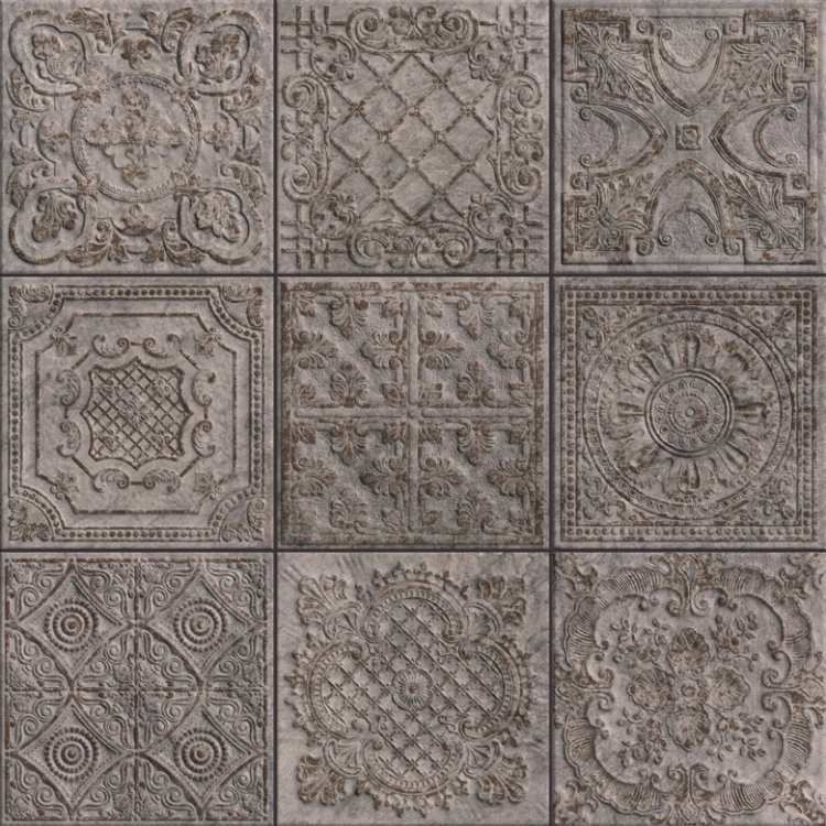 Aparici Gatsby Copper 60x60 dekoracyjne płytki ścienne ornamenty