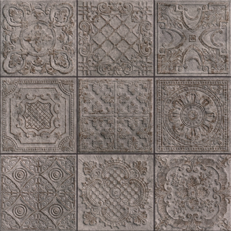 Aparici Gatsby Copper 60x60 dekoracyjne płytki ścienne ornamenty