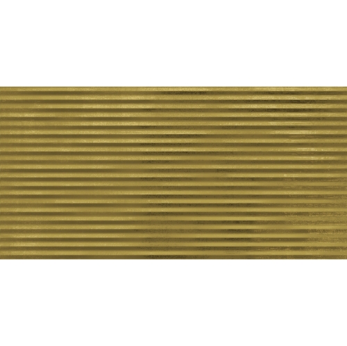 Aparici Book Gold Blind 50x100 złote płytki ścienne ryflowane