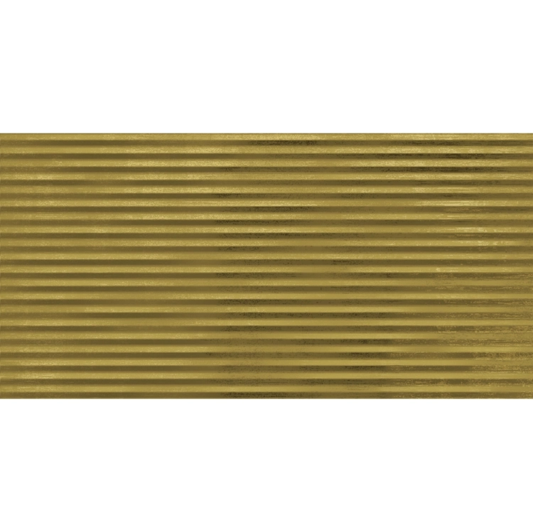 Aparici Book Gold Blind 50x100 złote płytki ścienne ryflowane