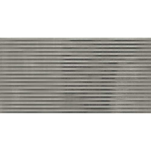 Aparici Book Silver Blind 50x100 srebrne płytki ścienne ryflowane