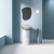 Aparici Spring Blue 45x120 płytki ścienne struktura cementu