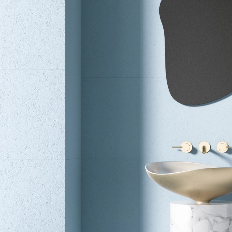 Aparici Spring Blue 45x120 płytki ścienne struktura cementu